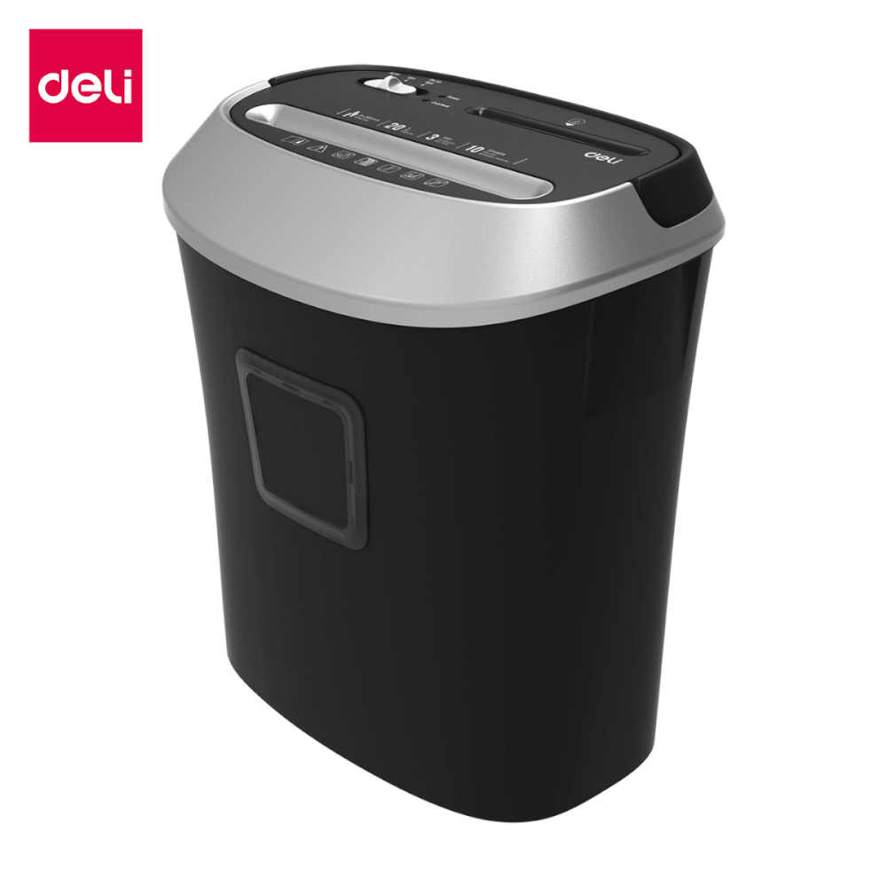 เครื่องทำลายเอกสารอัตโนมัติ DELI E9948-BK-01 สีดำ